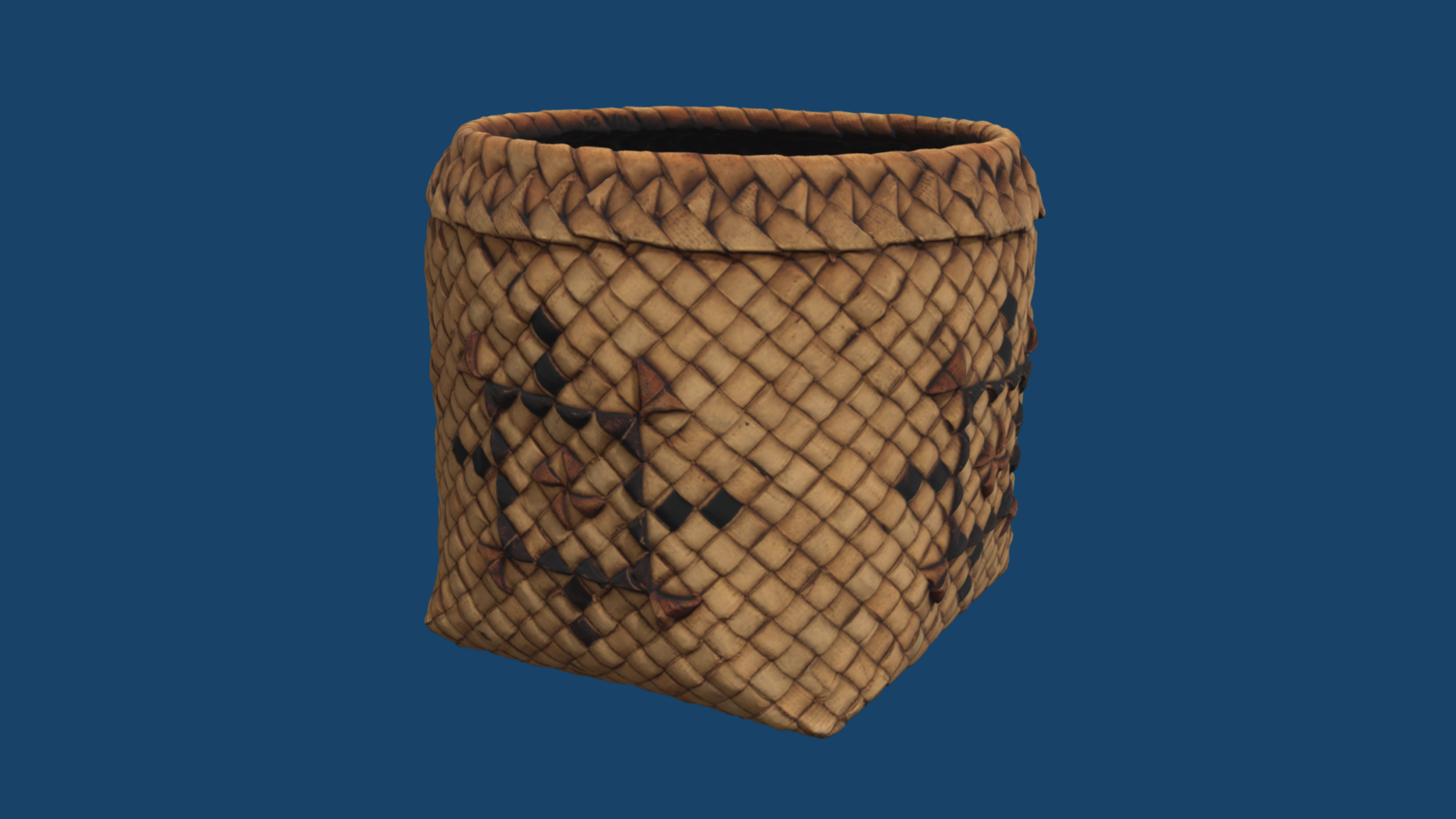 Woven bait basket from IUMAA Teaching Collection