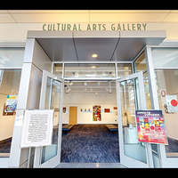 2D image of the entrance to the Cultural Arts Gallery