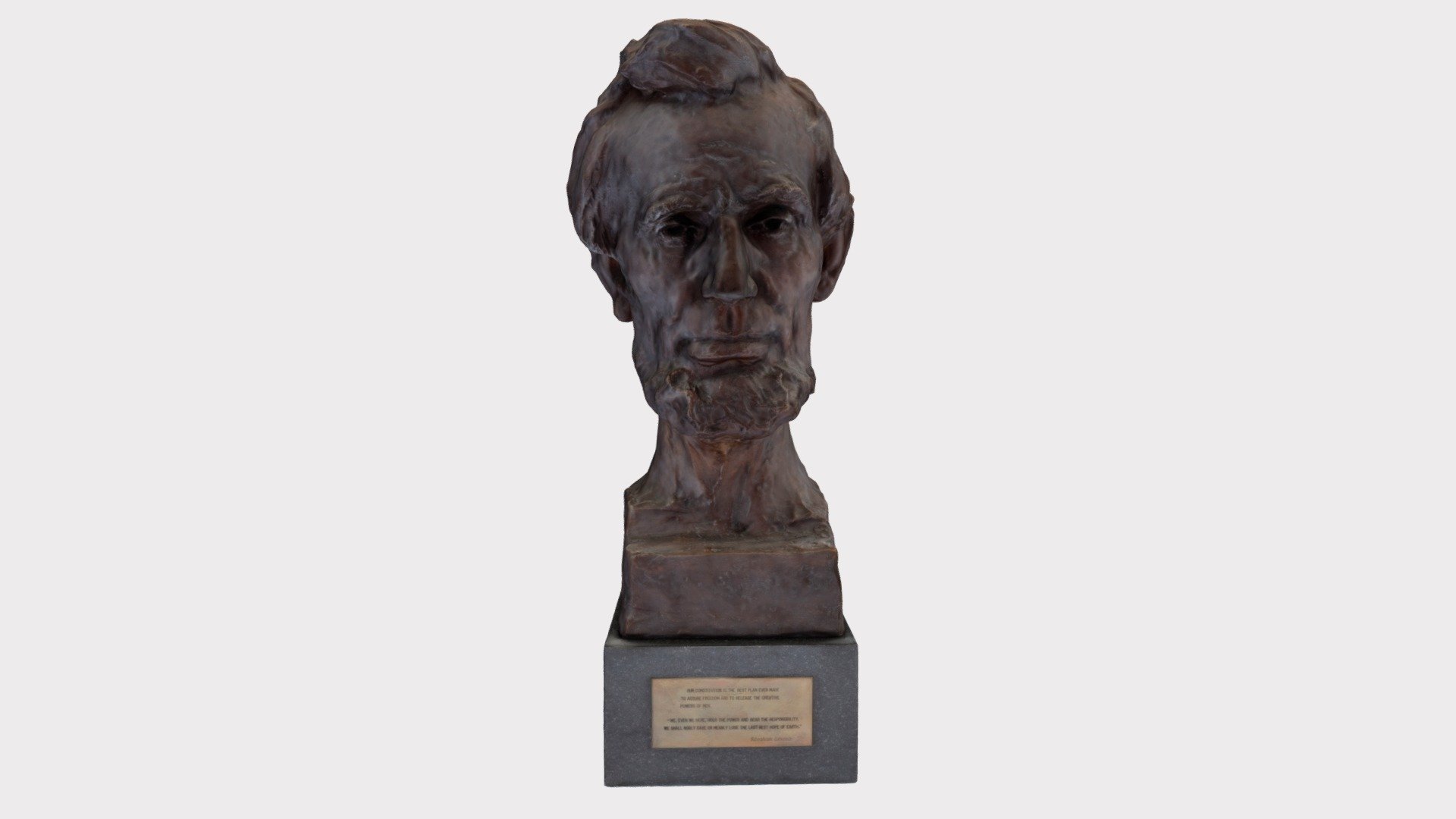 Bust of Abraham Lincoln by Gutzon Borglum